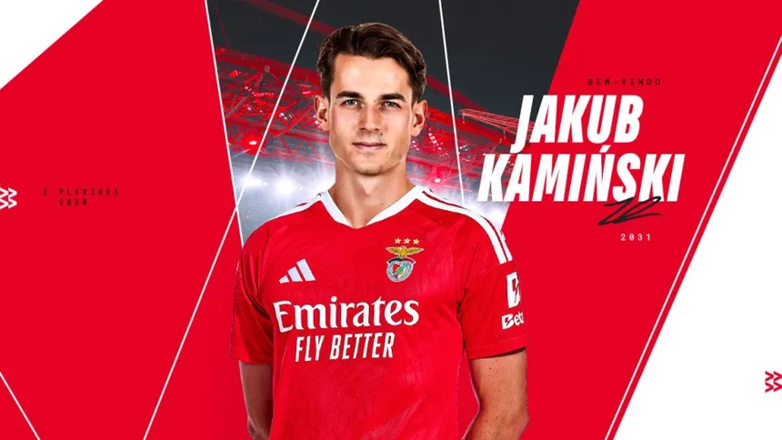 Extremo polaco Jakub Kaminski reforça Benfica por cinco épocas
