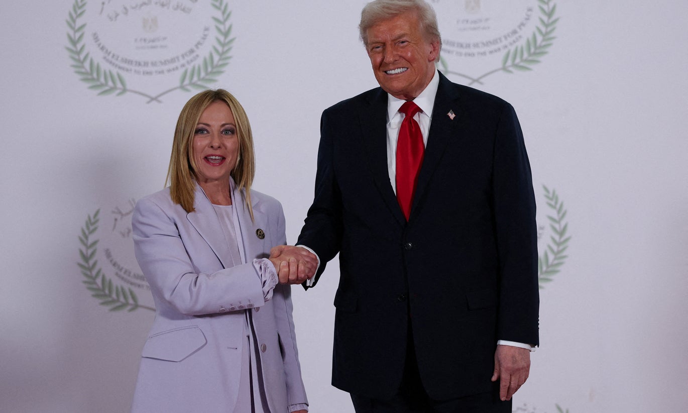 Trump diz-se "chocado" com Meloni porque "achava que ela tinha coragem"