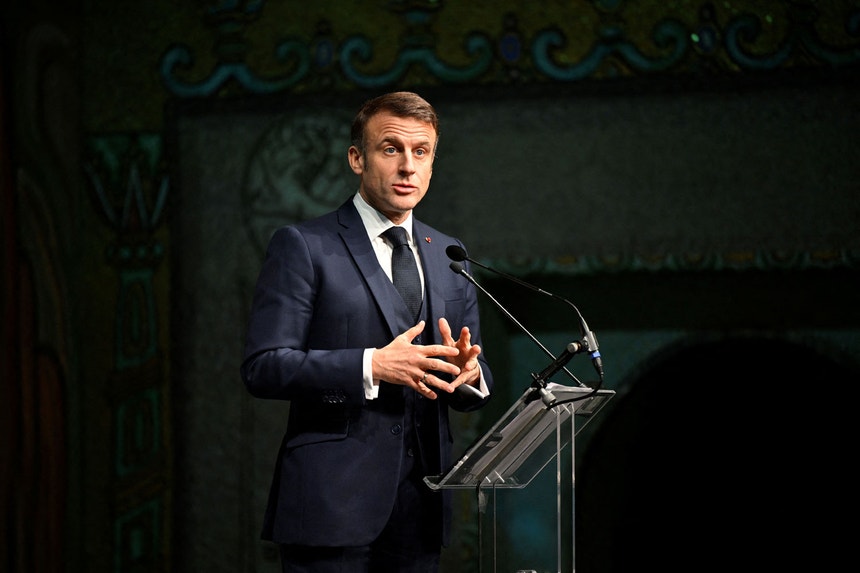 Emmanuel Macron, presidente de França
