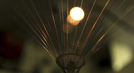 Vários tipos de fibra ótica apresentados em 2013 Foto: Reuters Vários tipos de fibra ótica apresentados em 2013 Foto: Reuters