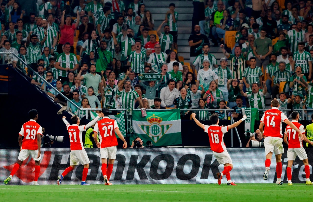 Sporting de Braga nas meias-finais ap�s reviravolta �pica em Sevilha