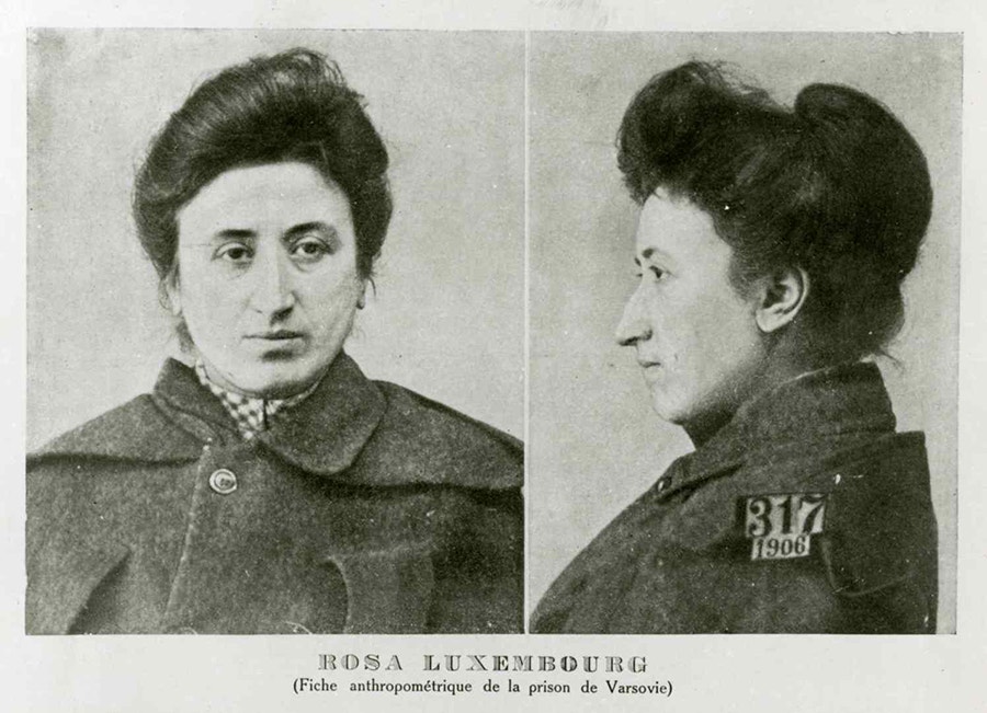  Rosa Luxemburgo: fotografias da pris&atilde;o em Vars&oacute;via, 1906 