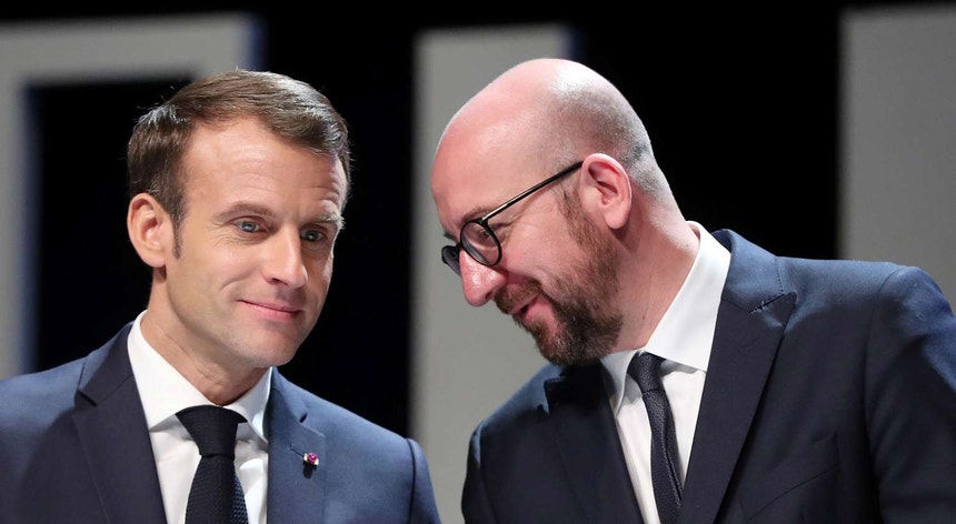 Charles Michel (à dir. na foto, com Macron)
