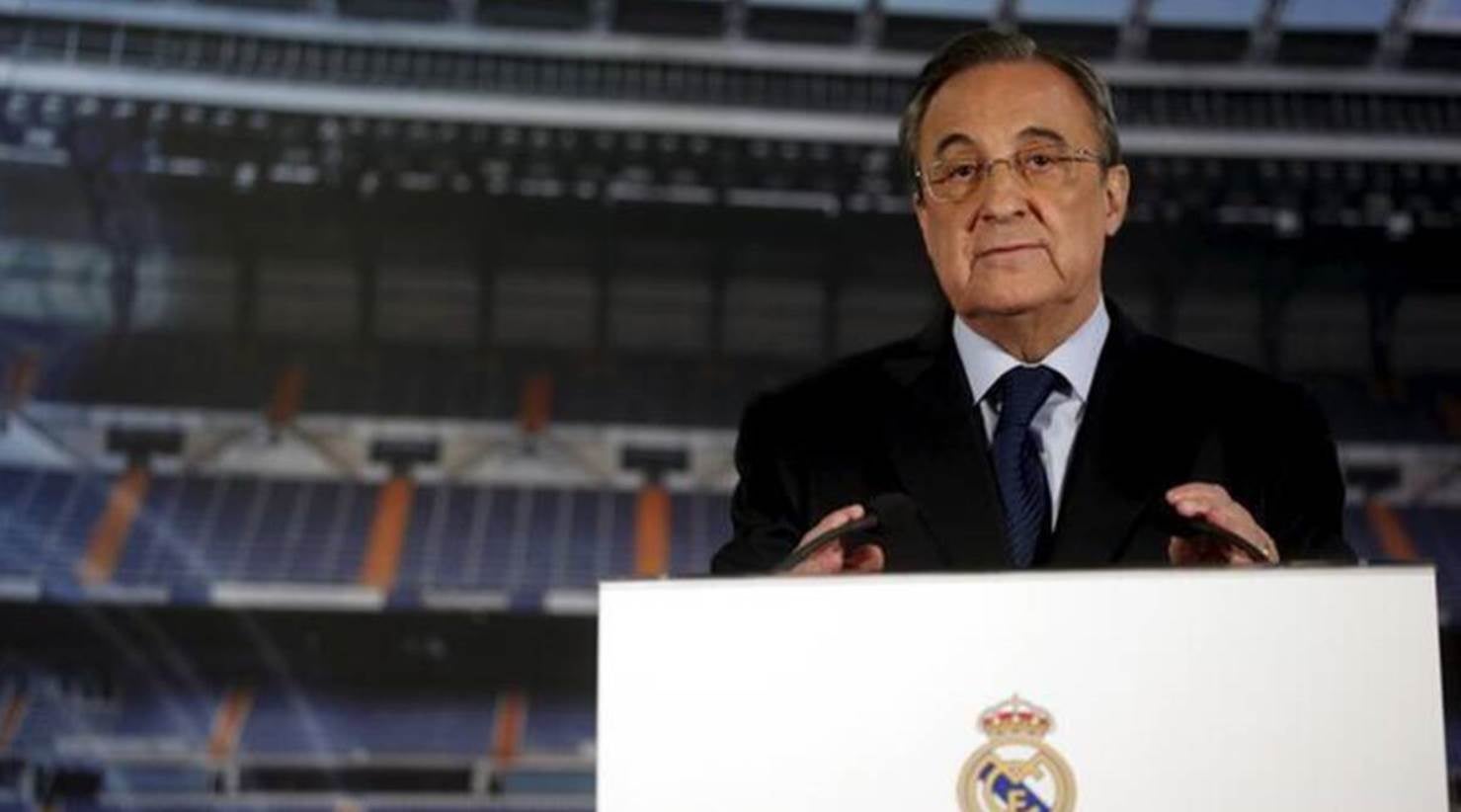 Florentino Pérez convoca conferência de imprensa para esta tarde