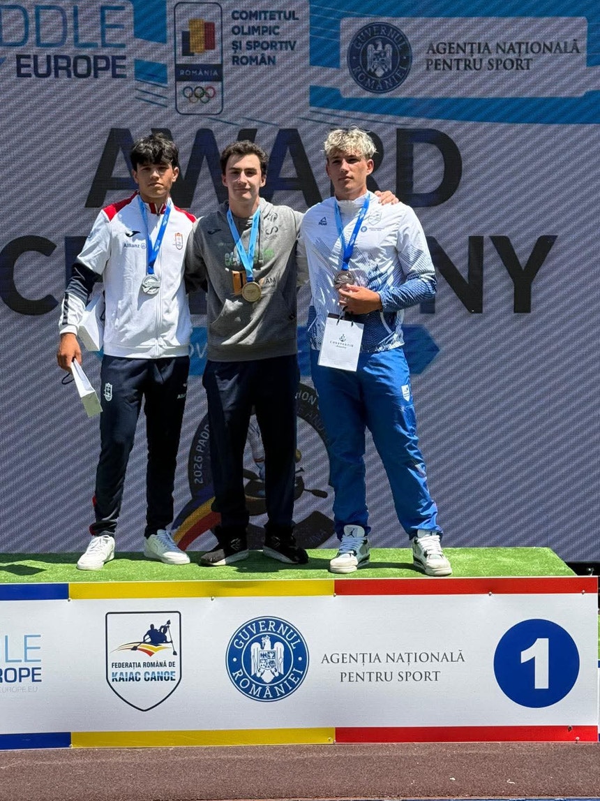 Canoagem/Europeus maratonas. Gabriel Fernandes conquista prata em C1 júnior