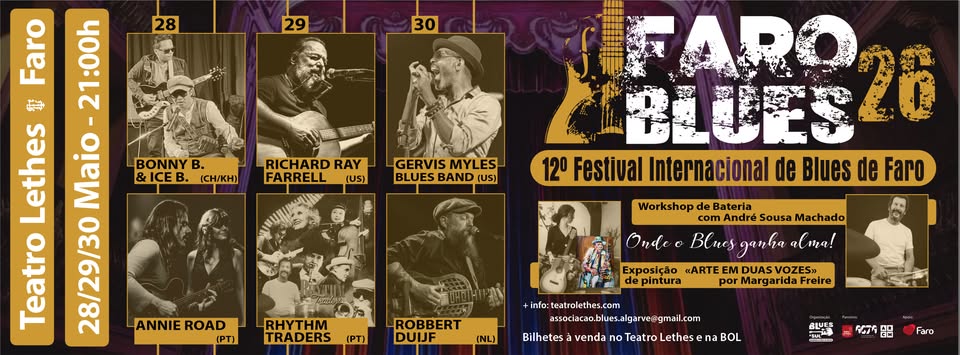 A Blues a Sul regressam ao Teatro Lethes, em Faro