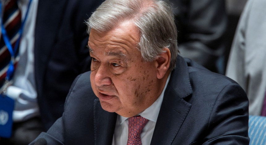 António Guterres, secretário-geral das Nações Unidas, no Conselho de Segurança da ONU
