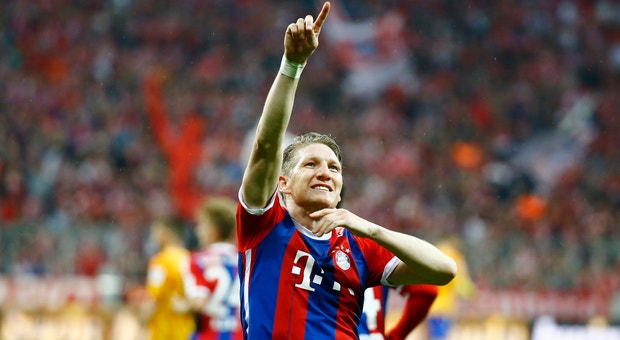 Schweinsteiger regressou de lesão para dar a vitória ao Bayern no jogo com o Hertha
