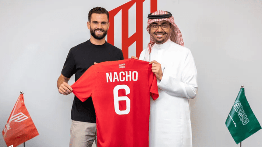 Nacho vai vestir a camisola do clube saudita
