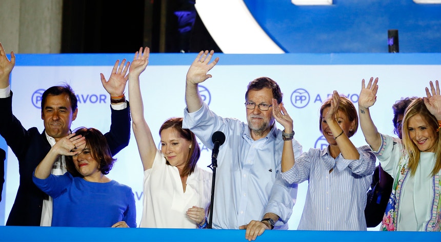 O líder do Partido Popular, Mariano Rajoy, reclamou "o direito de governar"
