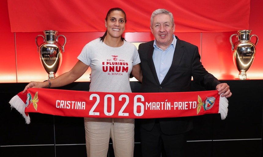 Imagem relacionada com a notícia: Cristina Martin-Prieto chega ao Benfica para marcar golos
