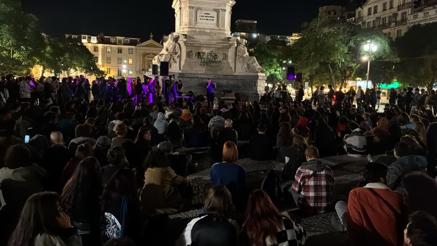 Imagem ilustrativa: Acampada de Lisboa volta a montar tendas no Rossio no sábado