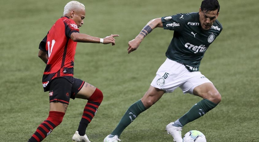 O equilíbrio foi a nota dominante entre o Palmeiras e o Atlético Goianiense
