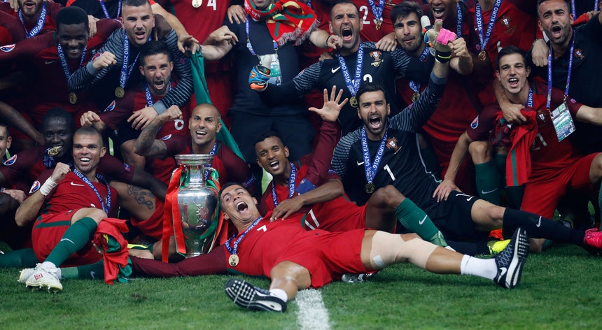 Portugal festejou a conquista do Euro2016
