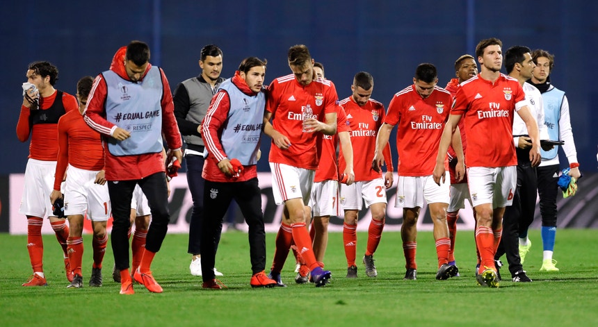 O Benfica perdeu o jogo em Zagreb mas não perdeu a esperança no apuramento
