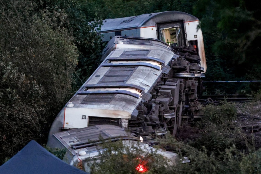 Imagem de Novo descarrilamento ferroviário no Reino Unido