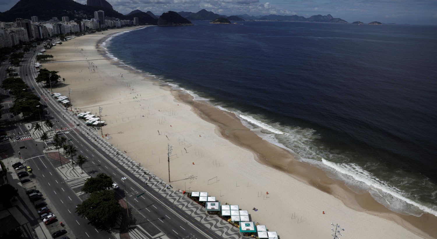  Praia de Copacabana no Rio de Janeiro, Brasil / Ricardo Moraes - Reuters 