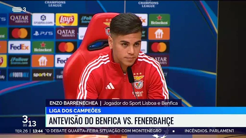 Imagem de Enzo Barrenechea sofre entorse do joelho com rotura do menisco