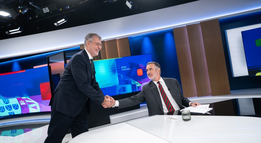 Imagem de Debate RTP. Cotrim de Figueiredo e Gouveia e Melo assumem-se como independentes