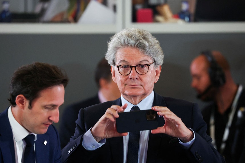 Thierry Breton, Comissário da UE para o Mercado Interno
