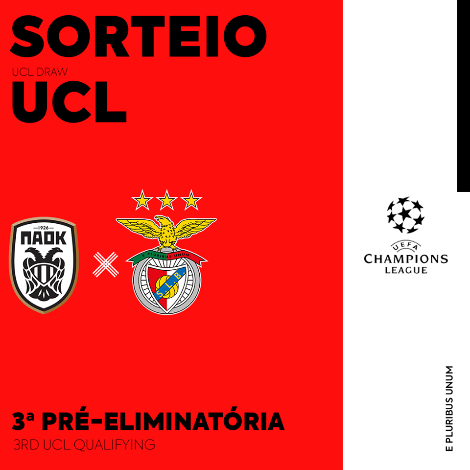 Benfica Joga No Reduto Dos Gregos Do Paok Na Terceira Pre Eliminatoria