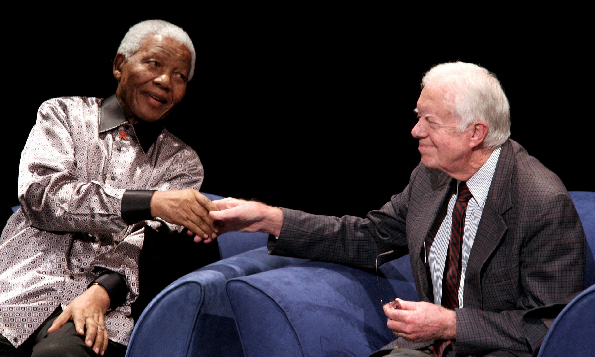  Nelson Mandela e Jimmy Carter | Reuters 