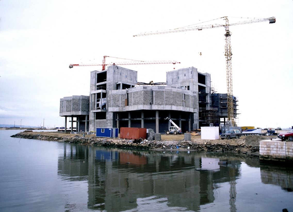  01/03/1996 Constru&ccedil;&atilde;o do edif&iacute;cio | Ocean&aacute;rio de Lisboa 