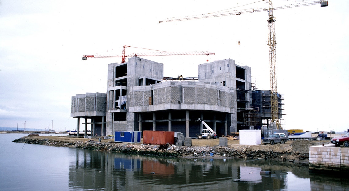  01/03/1996 Constru&ccedil;&atilde;o do edif&iacute;cio | Ocean&aacute;rio de Lisboa 