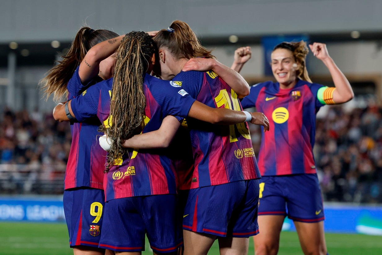FC Barcelona goleia em Madrid e tem um pé nas `meias` da Champions feminina