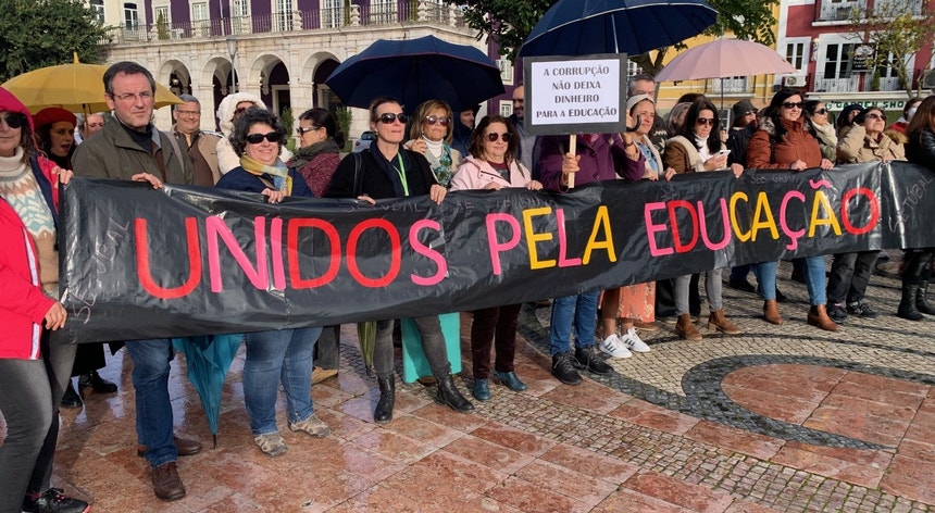 De cidade em cidade os protestos dos professores chegam esta terça-feira a Braga
