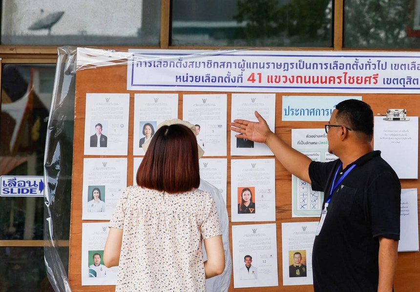 Imagem de Tailândia vai a votos com líder reformista a prometer 