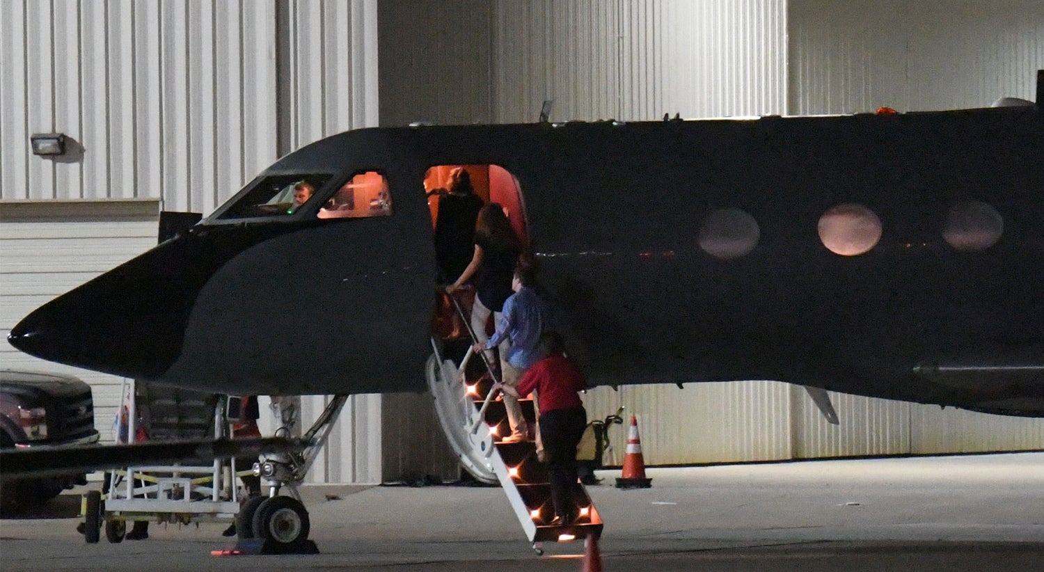 O avi&atilde;o ambul&acirc;ncia que transportou Otoo Warmbier para os Estados Unidos. Foto: Reuters