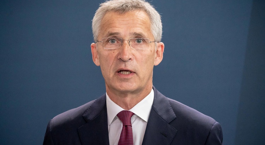 Jens Stoltenberg, secretário-geral da NATO, a 27 de agosto de 2020
