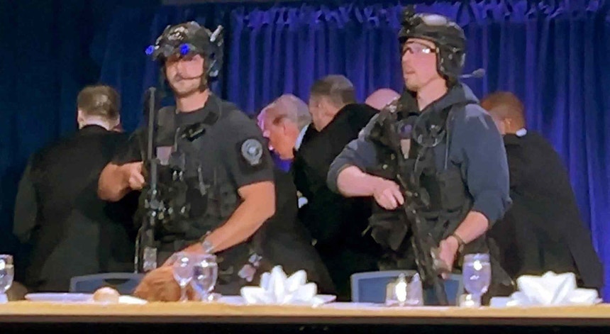 Trump a salvo e suspeito detido após tiroteio no jantar dos correspondentes da Casa Branca