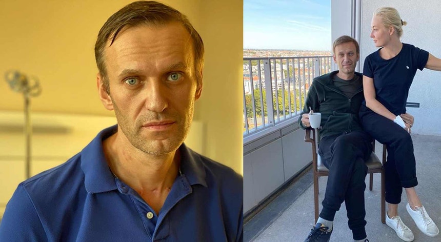 Imagens da recuperação publicadas por Alexei Navalny no Instagram
