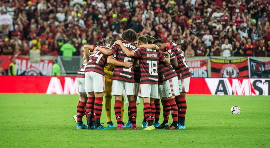 A equipa do Flamengo, com o cunho  de Jorge Jesus, já lidera o Brasileirão
