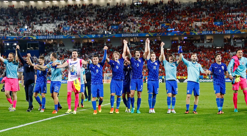 A Croácia festejou uma grande vitória frente à Espanha
