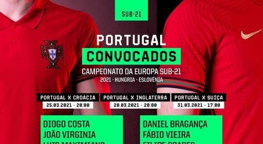 Convocados Da Selecao De Futebol De Sub 21 Para A Fase De Grupos Do Campeonato Da Europa