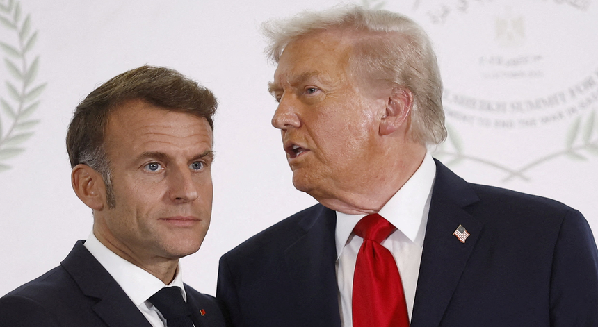 Imagem de Em mensagens privadas. Macron propõe a Trump cimeira do G7 com presença russa