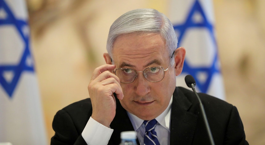 O primeiro-ministro israelita, Benjamin Netanyahu
