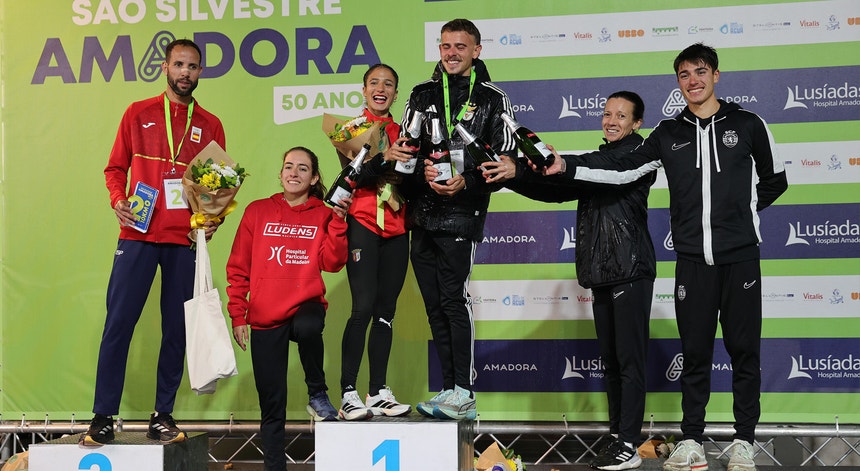 Imagem de Laura Taborda e Alexandre Figueiredo vencem São Silvestre da Amadora