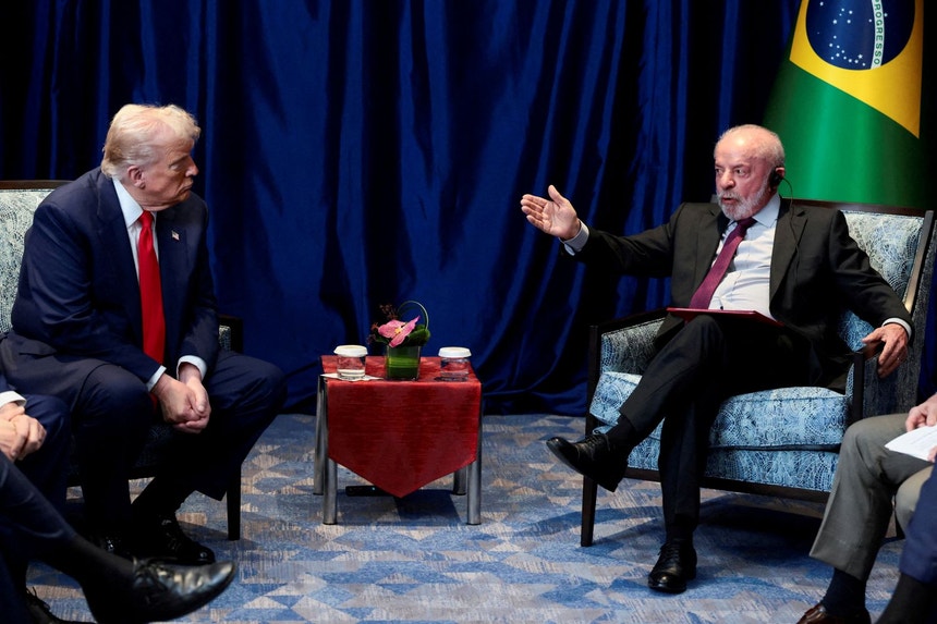 Imagem de Tarifas: Lula pede a Trump que trate todos os países de forma igual