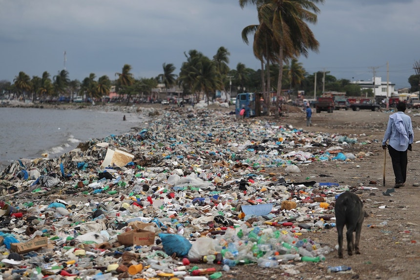 Praia no Haiti
