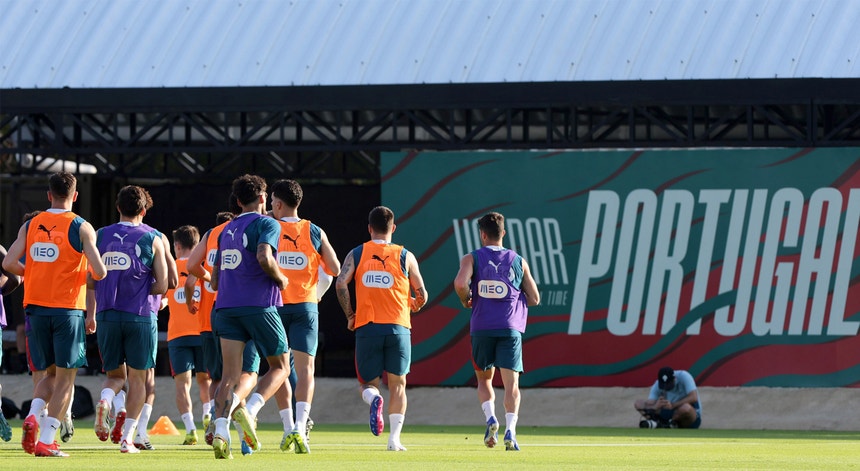 Imagem de Último treino em Cancún antes do México-Portugal