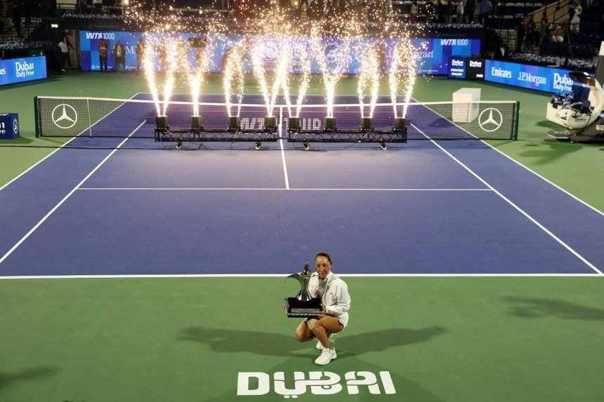 Imagem de Norte-americana Jessica Pegula conquista torneio WTA 1.000 do Dubai