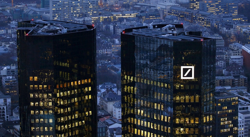 A sede do Deutsche Bank em Frankfurt
