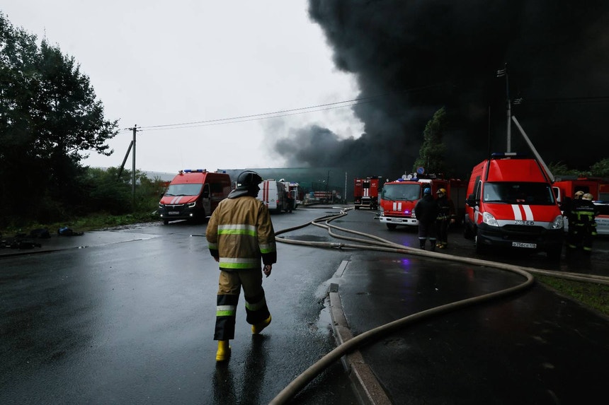 Imagem ilustrativa: Três jovens morreram em ataque ucraniano a armazém de empresa russa