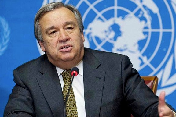 L�bia. Ant�nio Guterres reitera o apelo ao di�logo