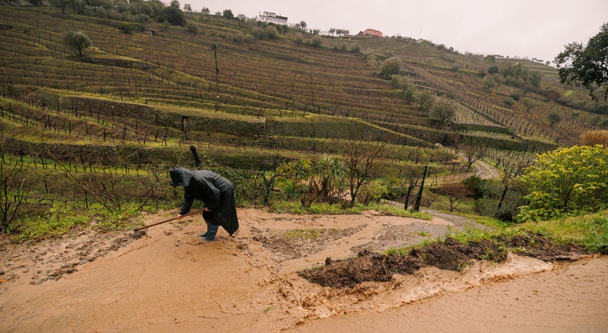 Milhares de derrocadas fazem estragos no norte de Portugal