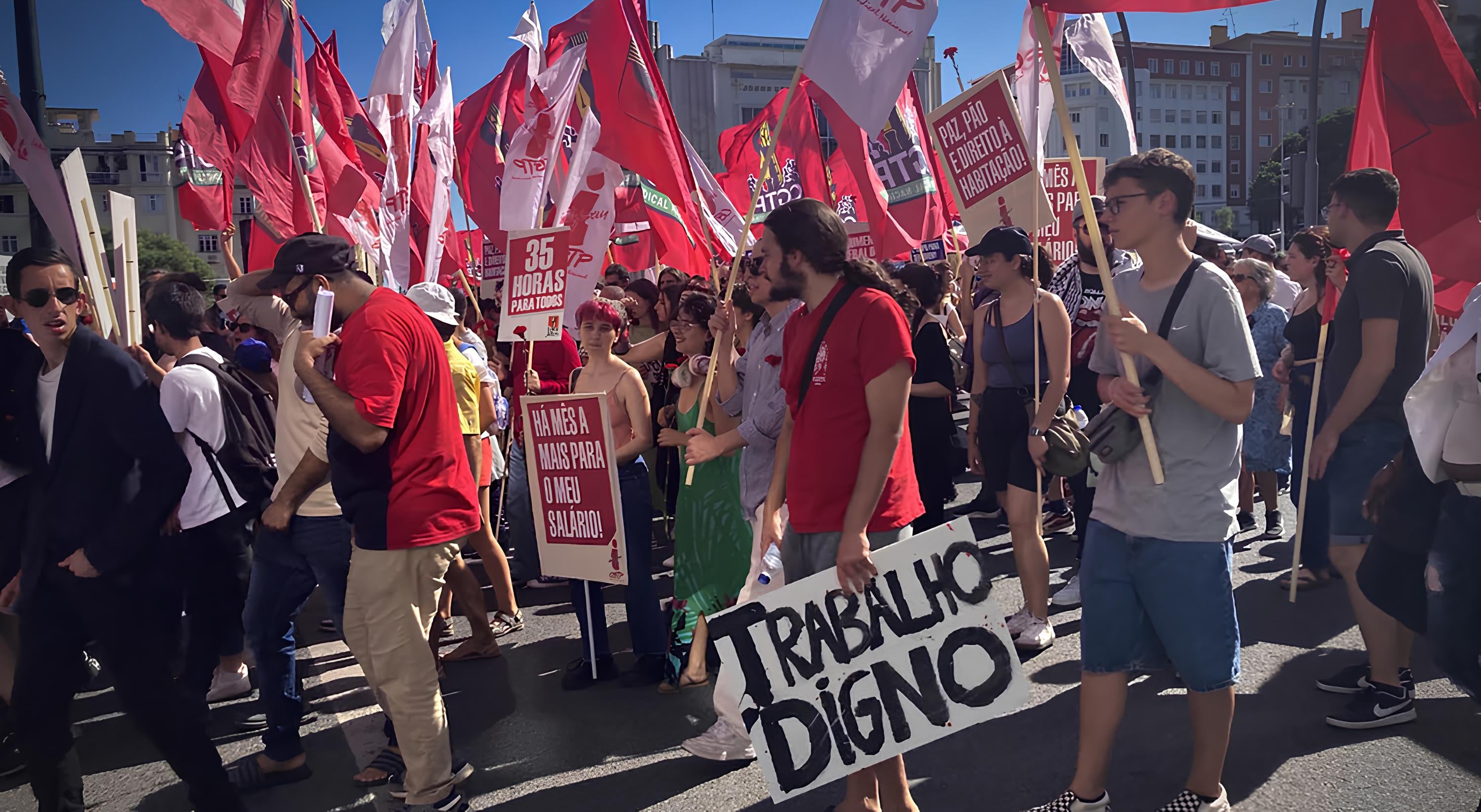 General strike halted hospitals, schools, transport and public services